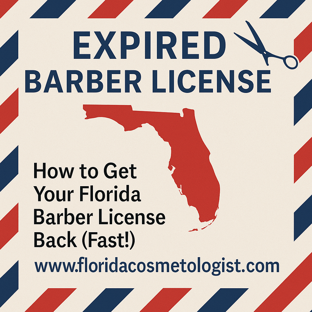 Expired Barber License Florida